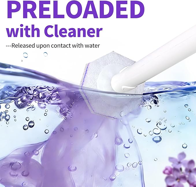 80 Count Toilet Wand Refills for Clorox Disposable Toilet Brush for Clorox ToiletWand Cleaning System Upgrade Toilet Bowl Cleaner Refill Pads for Closestool CleaningNo Falling ApartLight Scent