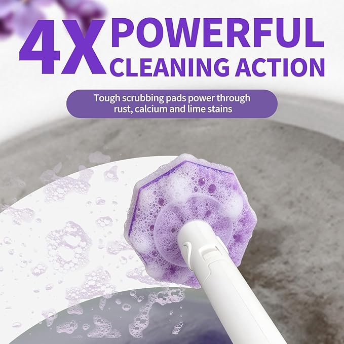 80 Count Toilet Wand Refills for Clorox Disposable Toilet Brush for Clorox ToiletWand Cleaning System Upgrade Toilet Bowl Cleaner Refill Pads for Closestool CleaningNo Falling ApartLight Scent