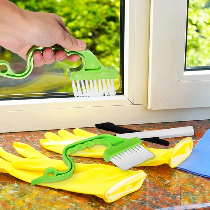 Mobestech 20 Pcs Brush Window Track Window Window Blinds Window Washing Kit Blind Keyboard Sunroof Cleaning Tools Duster Plastic Klinko