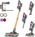 KIPMAX Cordless Vacuum Cleaner 50KPa 550W Stick Vacuum for Home 70Mins Anti-Tangled Vacuum Cleaner for Pet Hair/Carpet/Floor Self-Standing Vacuum with Rechargeable Battery LED Display&ampAromathe