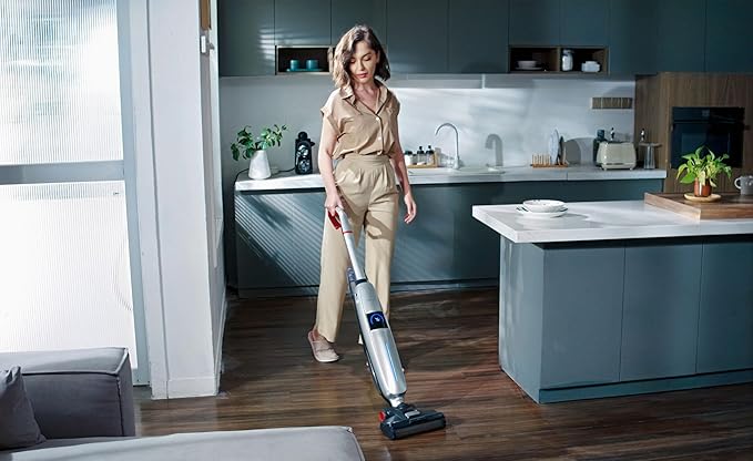 Honeywell FC15 Ultamax Elite Cordless Wet Dry Vacuum Cleaner Floor Cleaner 3-in-1: Precision Spray Power Scrub and Vacuum