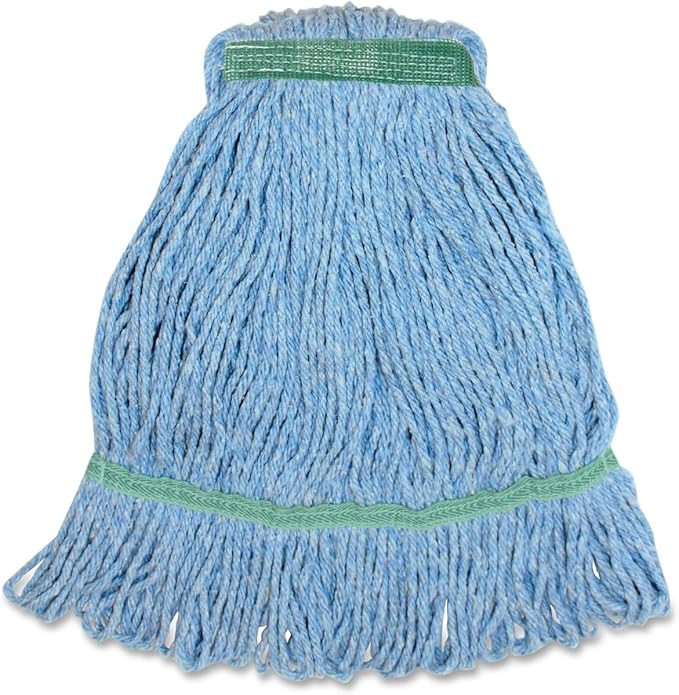 Med Bland Narrow Band Looped Mop - Blue