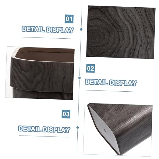 Plastic Household Trash Can with Pressing Ring Non-Slip Bottom Garbage Bin for Bedroom and Dining Room Smooth Surface Wastebasket for Rubbish Storage and Home Use