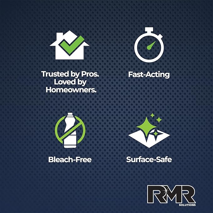 RMR Shower Shield Power Pack – Glass &amp Surface Cleaner/Repellent + Xtreme Soap Scum Remover Multi-Surface Cleaning Kit for Bathroom Tile Glass &amp Surfaces 2–32 Oz Bottles