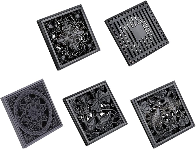 Invisible Floor Drain Square Drain Strainer Hair Catcher Anti-blocking Backflow Preventer For Bathroom Kitchen Laundry