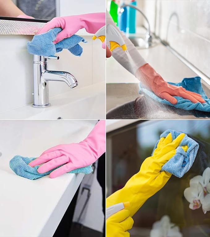 Window Cleaning Kit with Storage Bucket Window Squeegee with 4.13ft Extension Pole Scrubber Spray BottleDuster Cloth Squeegee with Rotating Head Professional Window Cleaning Tools