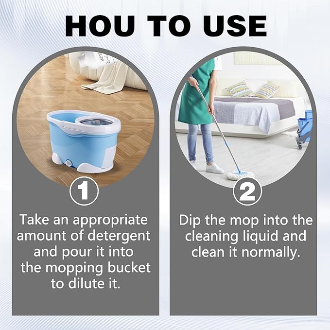 2Pcs Brazilian Waves Mop Soap New Mop Soap For Floor Cleaning Mop Soaps Brazilian Wave Multisurface Bathroom &amp Kitchen Cleaner Supplies (120ML)