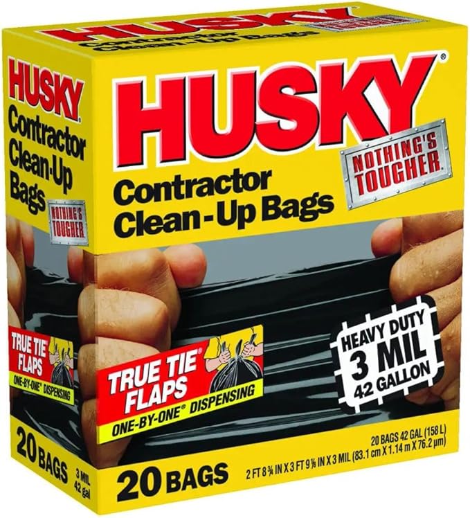 42GAL 3M CONTRACTOR BAG BLACK
