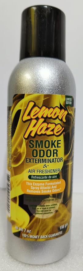 Smoke Odor Exterminator 198 gm/ 7 oz Large Spray Lemon Haze 7oz Can 6 Pack. Assorted
