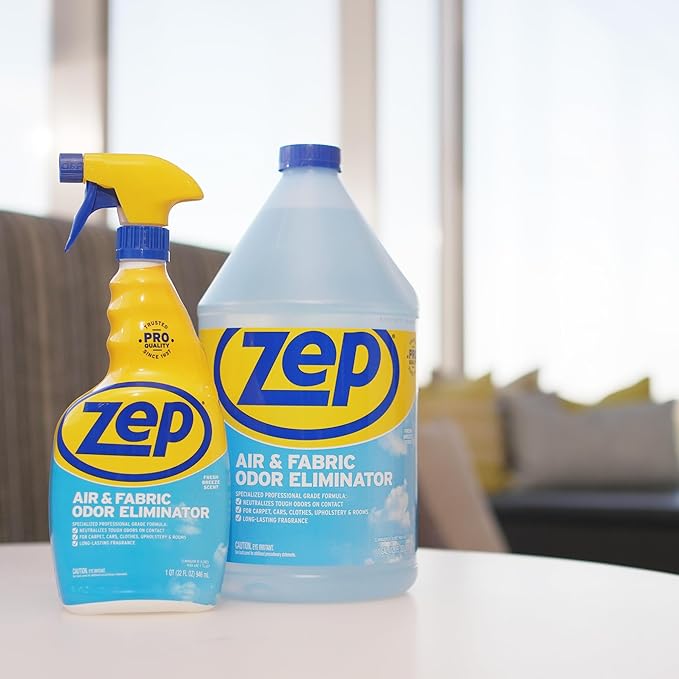 Zep Air and Fabric Odor Eliminator - 128 Ounce (Pack of 2) ZUAIR128 - Refresh Your Home Office and Business