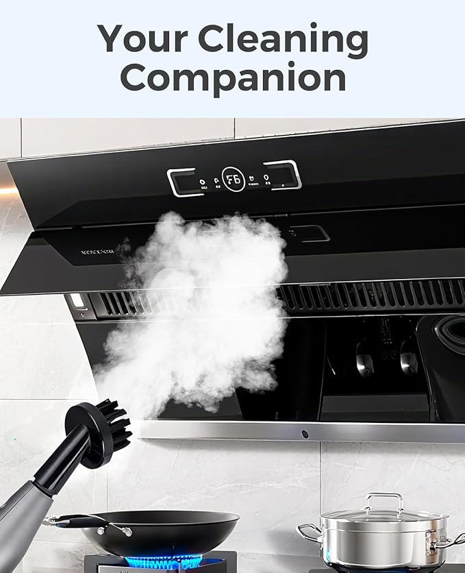 1500W Steam Cleaner for Home Use 1.2L Handheld Pressurized Steamer with 2 Cleaning Modes 8-Piece Accessory Kit 15s Fast Heat-Up High-Temperature Cleaning Machine for Kitchen Bathroom Car