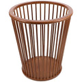 Luxshiny Sturdy Trash Can for Bedroom Bathroom Kitchen Office Natural Hollow Wastebasket for Home Decor Multifunctional Eco-Friendly Bin for Living and Farmhouse Use