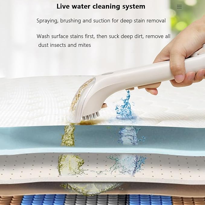 Portable Carpet and Fabric Cleaner Multifunctional Cleaning Machine No Need To Disassemble and Wash Suitable for Furniture Pets Car Seats