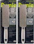 PUMIE Toilet Bowl Ring Remover TBR-6 Pumice Stone with Handle Removes Unsightly Toilet Rings and Stains from Toilets Sinks Tubs Showers Safe for Porcelain Pack of 2