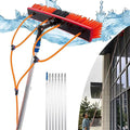 Water Fed Pole Kit &amp Outdoor Window Cleaner 5-12m Photovoltaic Panel Cleaning Tool Suitable for Cleaner Conservatory Roof Photovoltaic Panel Cleaning35cmHeadSliver-7m/22.97in