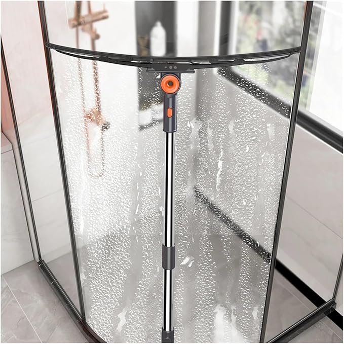 Multifunctional Rubber Broom Mop Hand Brooms Home Floor Cleaning Squeegee Wiper Toilet Bathroom Tools(50 cm - Hook)