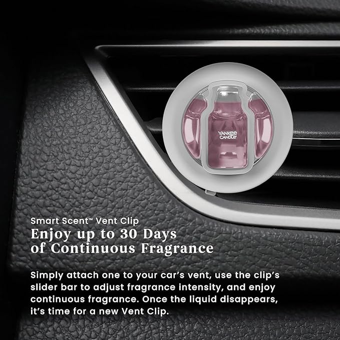 Yankee Candle Smart Scent Auto Vent Clip Car Air Freshener Iced Berry Lemonade (Pack of 6)