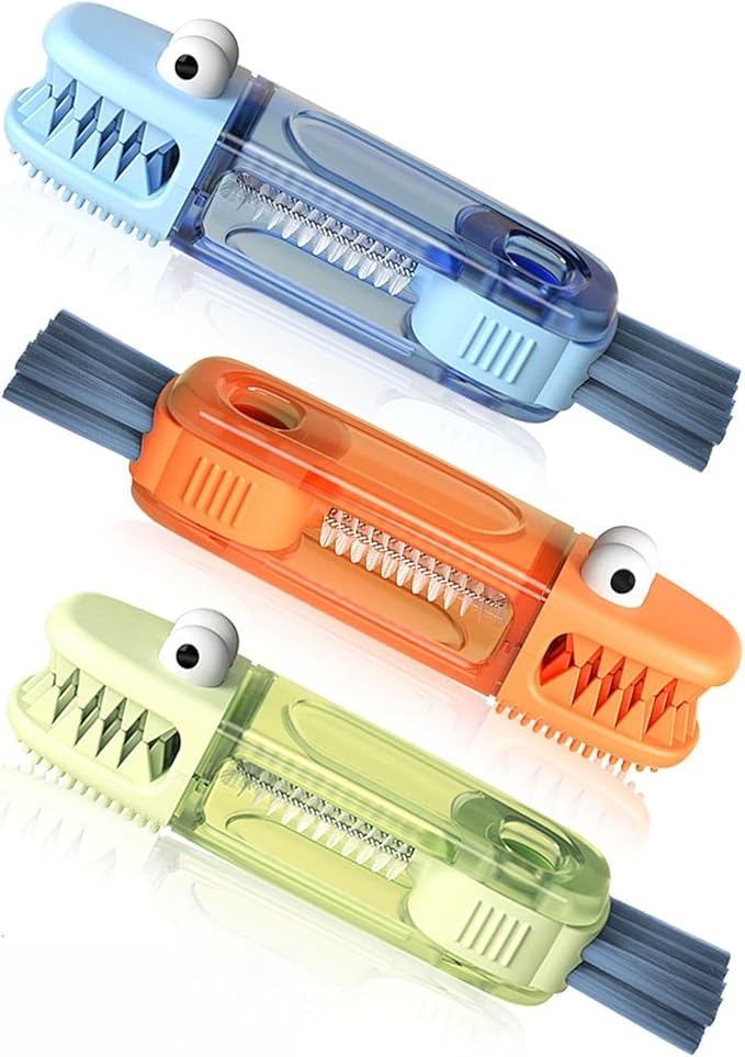4 in 1 Cup Lid Cleaning Brush - Multifunctional Water Bottle Crevice Cleaning Brush