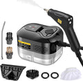 Decdeal Handheld Steam Cleaner with 6pcs Accessories Touch Screen 6 Levels Adjustable 105℃/221℉ Deep Cleaning Steamer with Portable Handle 1200ml/40.5oz Water Tank