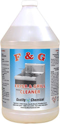 Quality Chemical Commercial Fryer &amp Grill Cleaner for Fryer Cleaner/Deep Fryer Cleaner/Restaurant Grade Cleaner for Commercial Use/Contains Caustic Soda Powder/Sodium Hydroxide - 128 oz (pack of 1