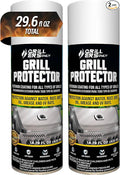 2-Pack Ceramic Grill Protector | Rust Prevention Spray &amp Anti Rust Spray for Metal | UV Shield &amp Blackstone Griddle Conditioner Alternative for Exterior Protection - 14.8 fl oz.