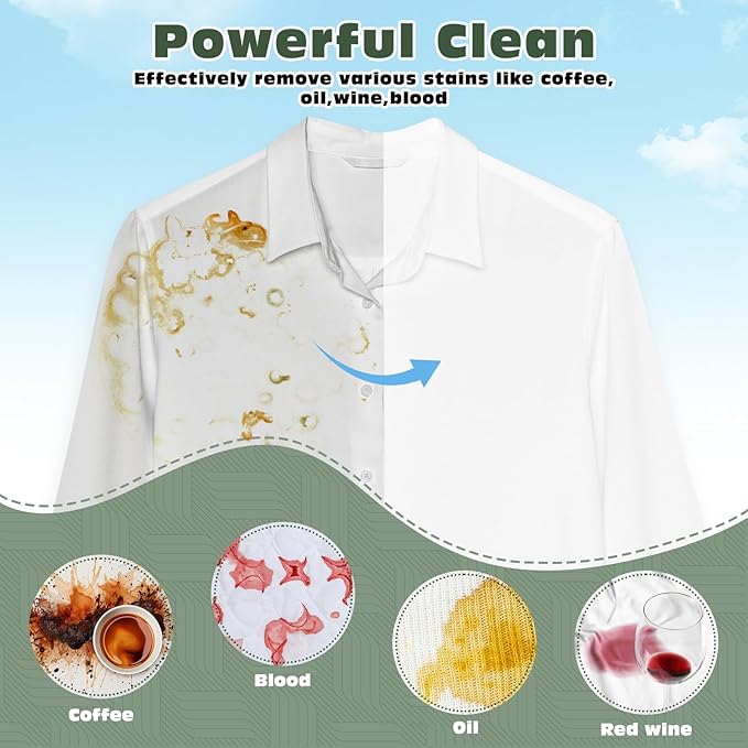 1000 Loads Mega Pack Laundry Detergent Sheets Eco-friendly Laundry Sheets Powerful Cleaning Suitable for Homes Dorms and Apartments - [Fresh Scent]
