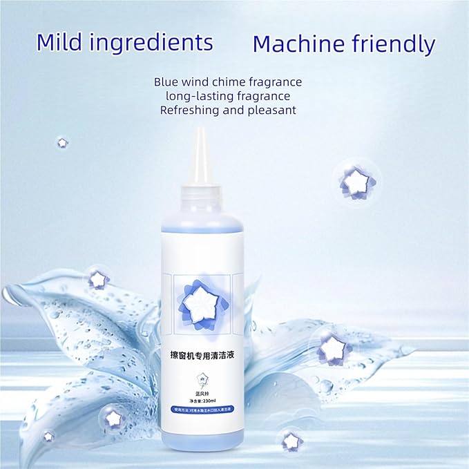 Window Cleaning Solution Compatible With ECOVACS Winbot W1/W1S/W1 Pro/W1s Pro/W2 Pro/W2s Pro/w960 W2 Omni(2 packs)