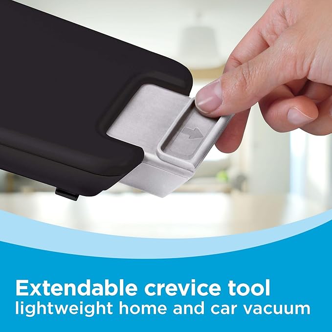 BLACK+DECKER dust buster PIVOT VAC Handheld Vacuum Cordless Car Vacuum Portable Rechargeable Extendible Crevice Tool and 200 Degree Pivoting Nozzle Strong Suction Lightweight (BDH2000PL)