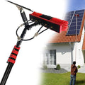 Professional Window Cleaning35cm Brush Head Water Fed WindowPhotovoltaic Panel Cleaning Toolsfor Caravan Solar Panel Deck Conservatory Roof18FT(5.4M)