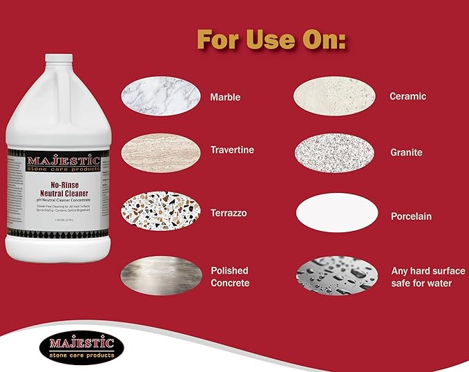 Majestic Stone Care Products Neutral Cleaner Concentrate (Case/4 Gal.)