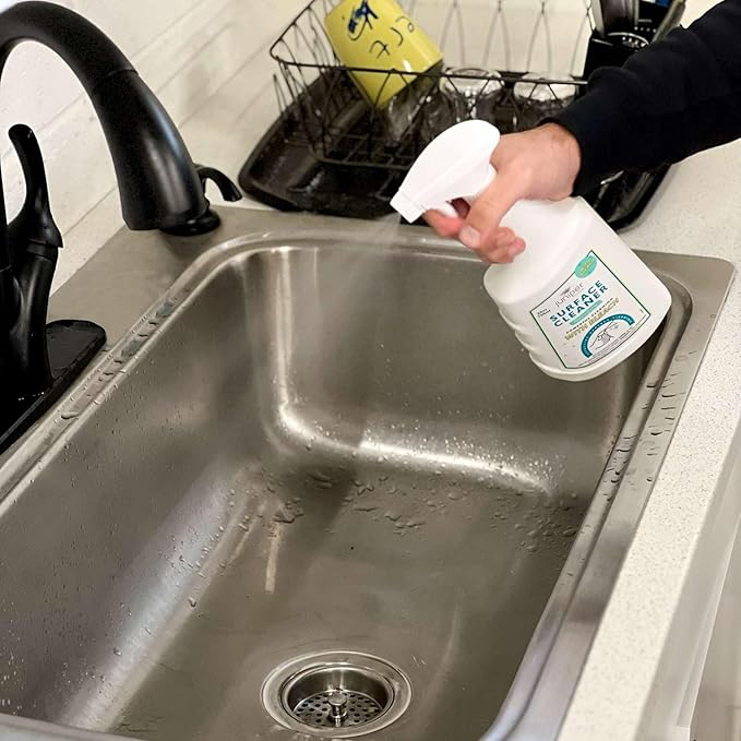 Juniper Surface Cleaner With Bleach All-Purpose Cleaner for Bathroom Kitchen Toilet 25 Fl. Oz Trigger Spray Bottle (Pack of 4) Total 100 Ounce