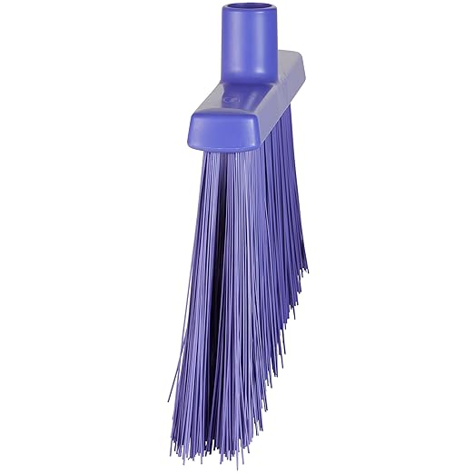 Vikan 29148 Broom Angle Cut 11.4 Extra Stiff Purple