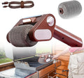 Stainless Steel Grill Cleaner Electric Grill Brush Bristles Free BBQ Cleaning Brush Cordless BBQ Cleaning Kit with LED Detachable 350 RPM Stainless Roller