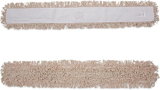 Boardwalk 1360 Industrial Dust Mop Head Hygrade Cotton 60w x 5d White