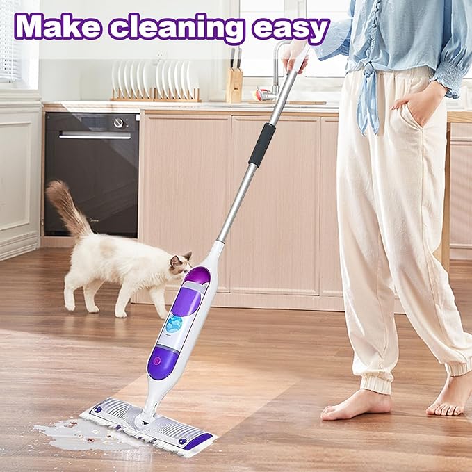 30 Count Disposable Mop Pad Refills Compatible with Swiffer PowerMop Multi-Surface Mop Absorbent Cleaning Pads for Hardwood Tile &amp Laminate Floors