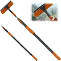 26FT High Window Cleaning Kit with Pole 2-in-1 Window Squeegee with 5-20 FT Telescoping Extension Pole - Professional Window Washing Kit with Long Handle Multi-Use Cleaning Tool for High Windows