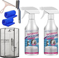 Bathroom Descaler Foam Cleaner 2025 New Bathroom Descaler Cleaner Stubborn Stains Cleaner Limescale Cleaner All Purpose Rinse Free Cleaning Spray for Bathtub Sink Toilet Tiles (2Pcs)