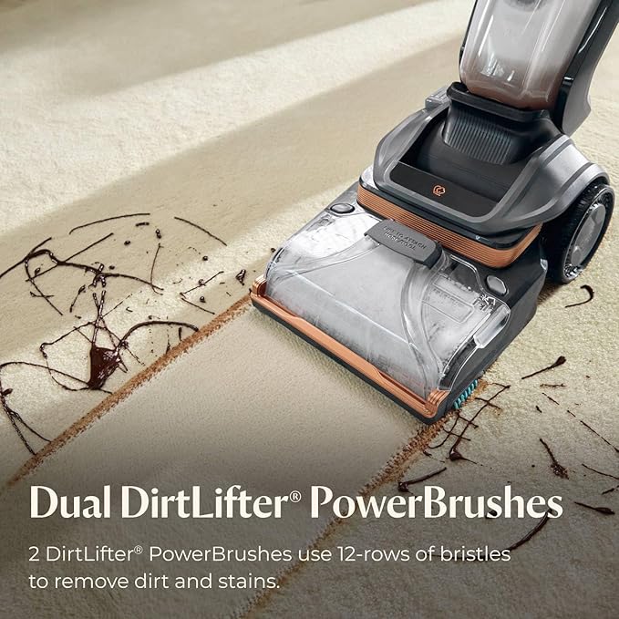 BISSELL Revolution HydroSteam Pet Carpet Cleaner Upright Deep Cleaner HydroSteam Technology 2-in-1 Pet Upholstery Tool &amp Formulas Included 3432