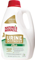 Nature’s Miracle Urine Destroyer Plus for Cats Enzymatic Formula Tough on Strong Cat Urine And The Yellow Sticky Residue 1 Gal