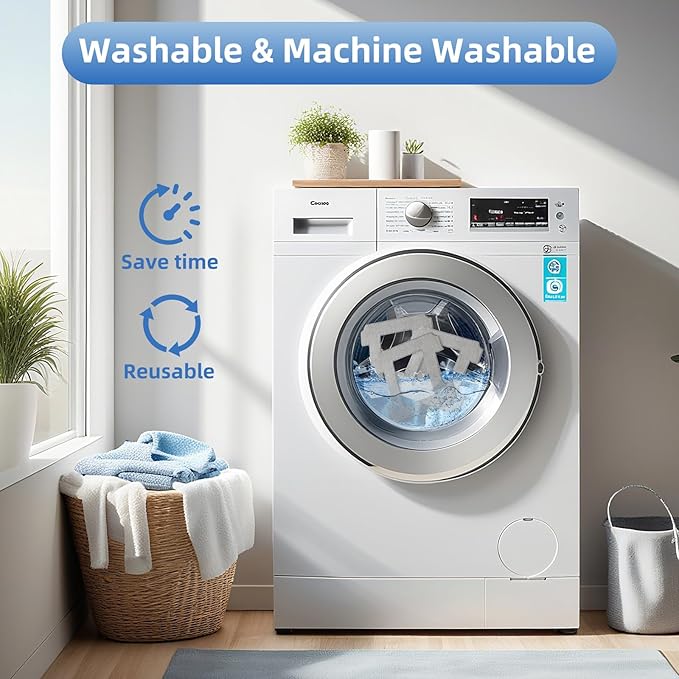 16 Pack Mopping Pads for ECOVACS Winbot W2 PRO Omni / W2 PRO / W2 / W1 PRO / W1 Window Cleaning Robot Washable Microfiber Mop Pad Window Cleaning Replacement Accessories