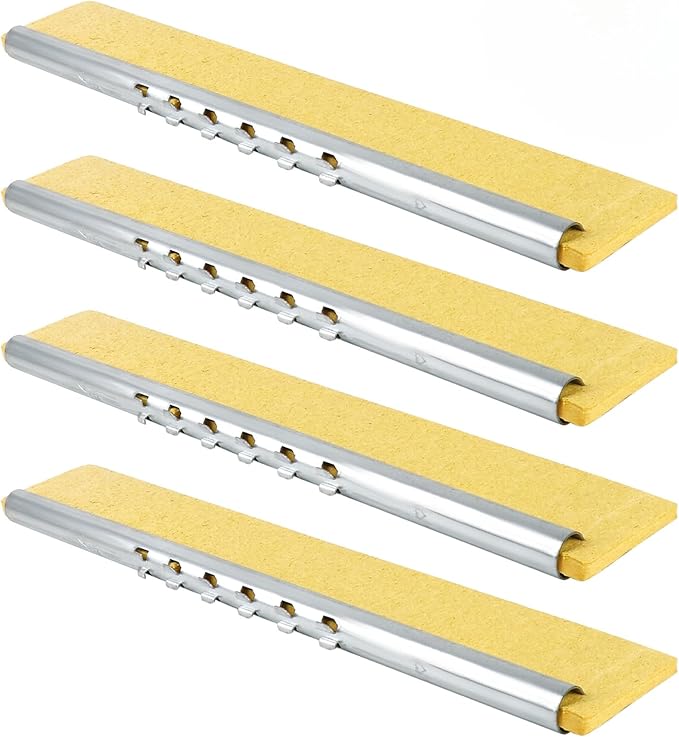 4 Pack of Replaceable Compressed Cellulose Sponge Mop HeadsSize:12.8 Inch(only 4 mop Heads not Include Handle)