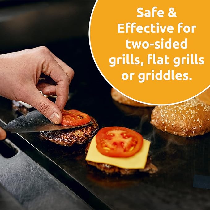 Stera-Sheen Griddle Cleaner - Food Safe Non-Caustic Formula - Commercial Flat Top Grill &amp Griddle Cleaner - Remove Tough Grease &amp Grime - Rust Remover for Outdoor Grill - 40 Quick Packets 3.