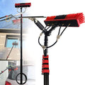 Window-Cleaning-Water Fed Pole Kit Length Water Fed Brush Water Pipe Cleaning Outdoor Window Cleaner Window Cleaning Tool for Caravan Solar Panel Deck18FT/5.4M