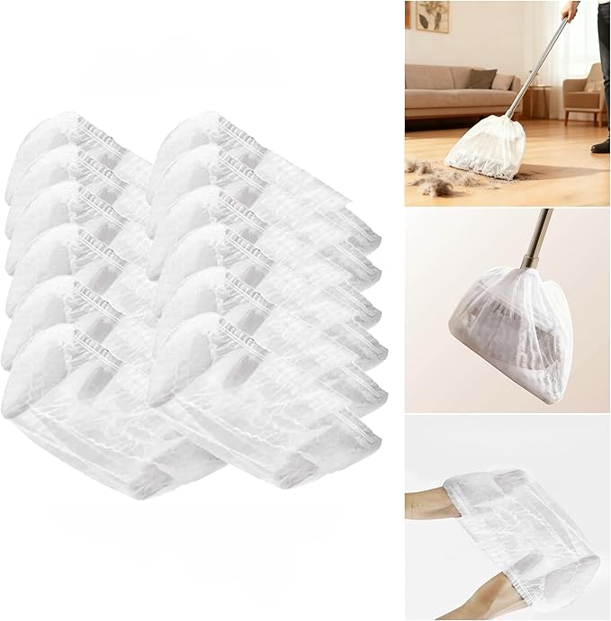 Disposable Broom CoversDisposable Broom Dusting Covers100PCS Dust-Proof Sleeves &amp No-Wash Lazy Cleaning ToolUniversal Elastic FitEasy On/Off for Standard BroomsKeep Hands Clean (200pcs)