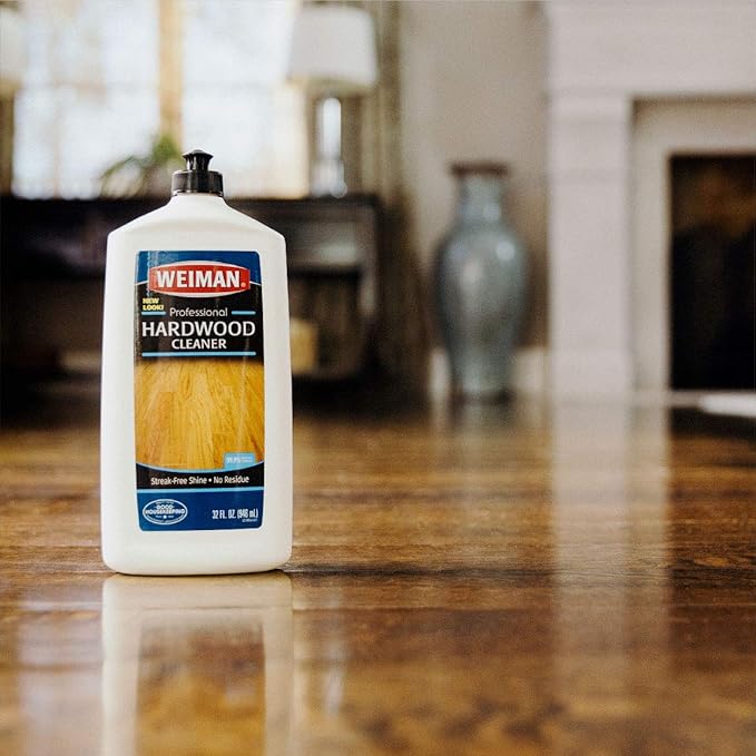 Weiman Hardwood Floor Cleaner – Surface Safe No Harsh Scent Safe for Use Around Kids and Pets Residue Free – 27 oz. Trigger