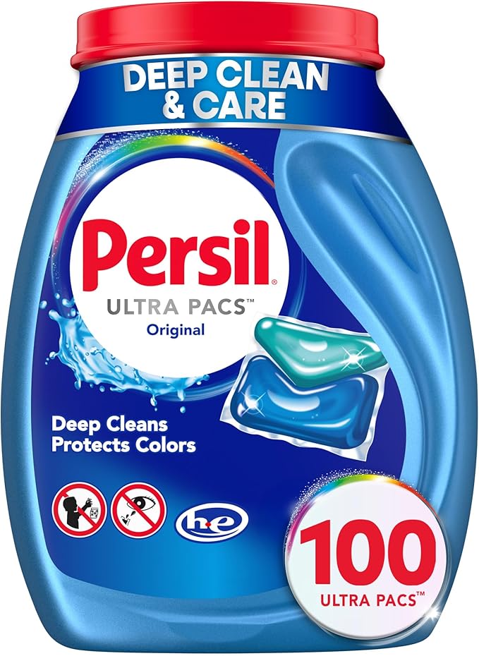 Persil Ultra Pacs Original Everyday Clean Laundry Detergent 100 count