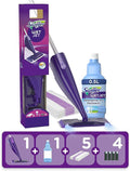 Swiffer WetJet Floor Spray Mop Starter Kit Includes: 1 WetJet 5 Pads 1 Cleaning Solution &amp 4 Batteries