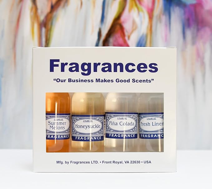 Rainbow RainMate Sirena Hyla Compatible Vacuum Fragrances – Assorted Fragrance 4-Pack For Water-Based Vacuums (Summer Essentials - Summer Melon Honeysuckle Pina Colada Fresh Linen)