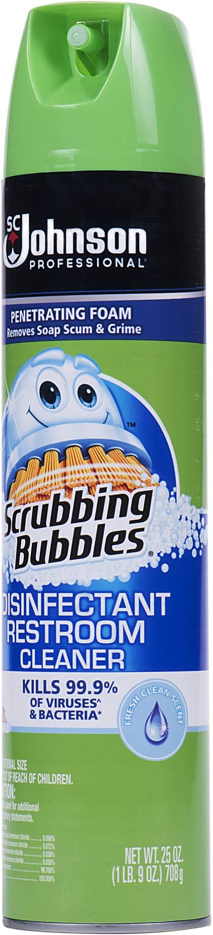 Scrubbing Bubbles Professional Disinfectant Restroom Cleaner 25 Oz (Pack of 12)