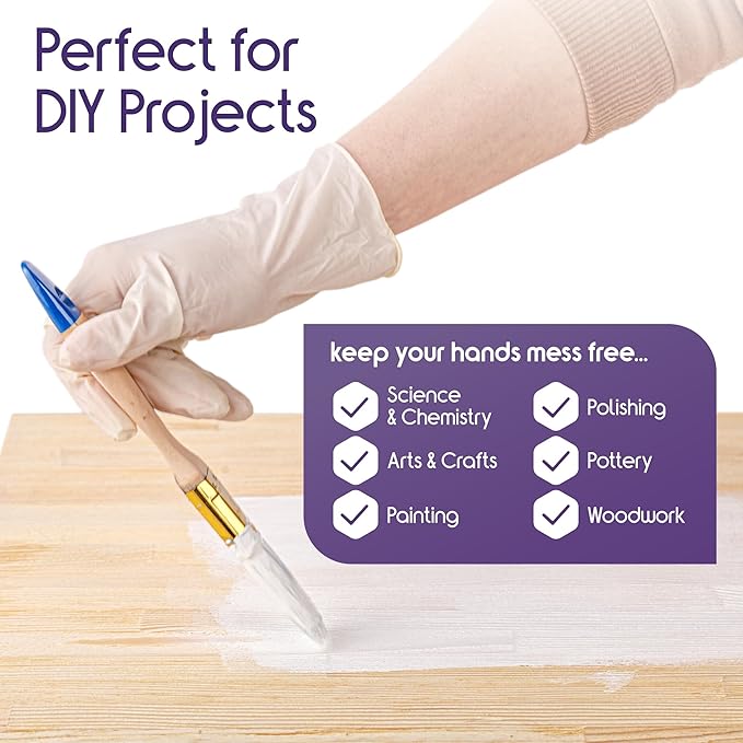 Inspire Stretch Vinyl Exam Gloves | THE ORIGINAL Quality Disposable Latex Free Medical Glove Cleaning Cooking Food Service Labs Healthcare and Household Medium 1000 Count